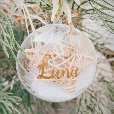 Personalised Bauble Ornament