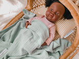 HONEY STRIPE Doll Bedding Set