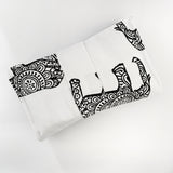 Tribal Elephant nappy wallet - Baby Jones Designs