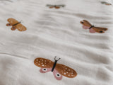 Butterflies + Dragonflies Luxe Swaddle Blanket