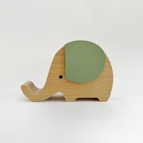 Wooden Musical Elephant | SAGE - Baby Jones Designs