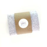 Light Grey Marle Jersey bassinet sheet - Baby Jones Designs